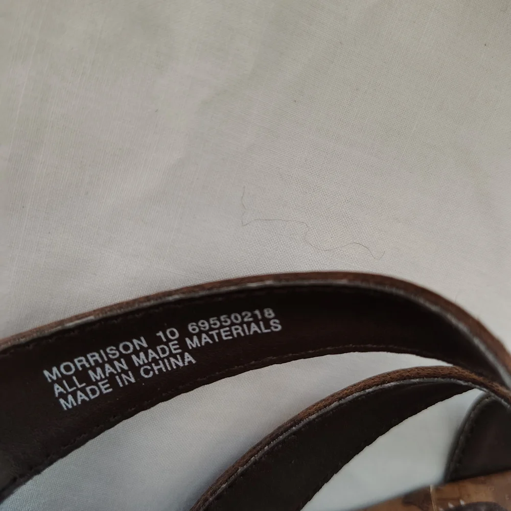 Self Esteem Brown Sandals Comfortable Thong Style - Picture 7 of 8